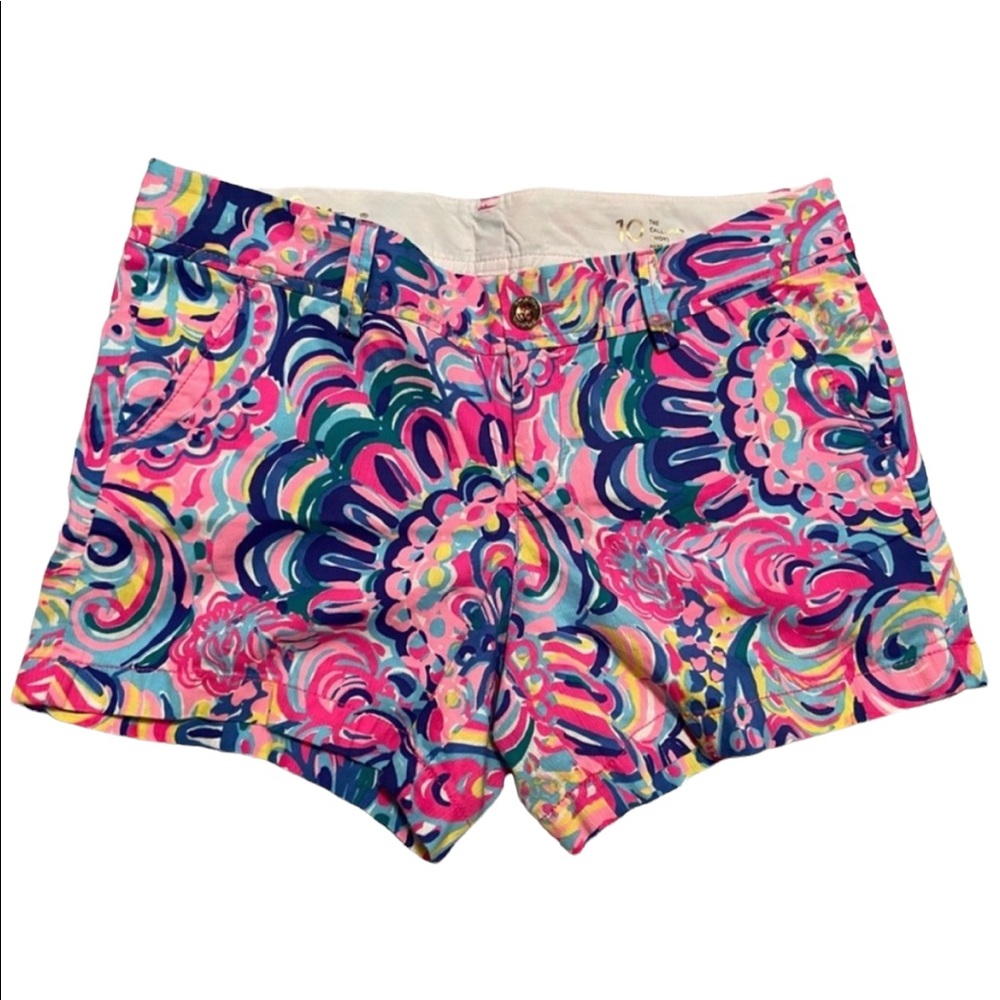 Lilly Pulitzer Callahan short psychedelic sunshine